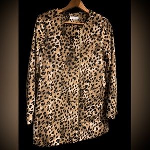 Calvin Klein leopard print jacket